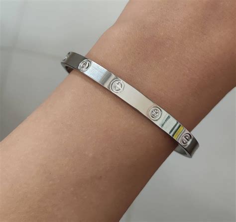 stainless steel love bracelet|Love Bracelet Stainless Steel .